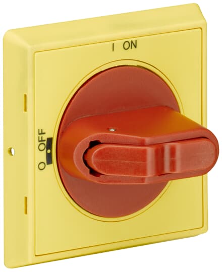 MSHD-LY Handle, IP64, red/yellow,