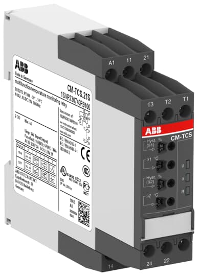 CM- TCS.11S Sıcaklık İzleme Rölesi Sıcaklık aralığı -50 ... + 50 ° C, 24-240VAC / DC