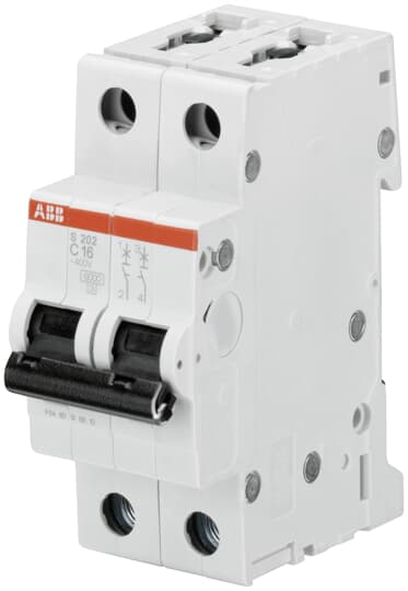ABB - 2CDS252001R0044 Otomatik Sigorta S202-C 2x4A 6kA