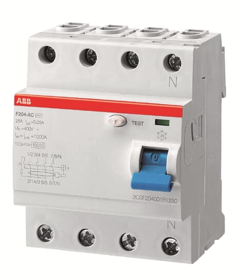 ABB - 2CSF204201R3900 Kaçak Akım Koruma Rölesi AC-3x100A